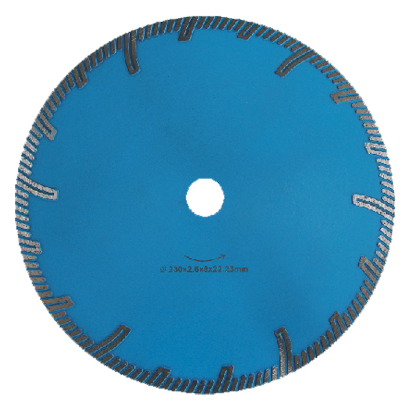 Diamond Turbo Saw Blade with Long & Short Teeth