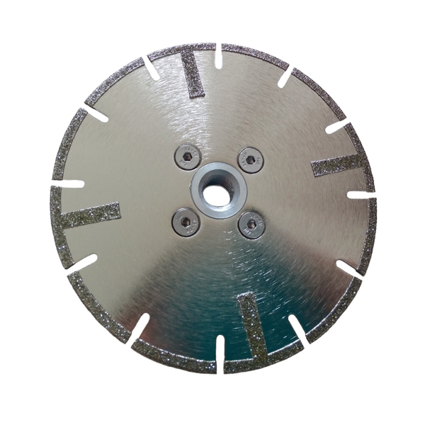 Diamond Electroplated Saw Blade with Protection Teeth