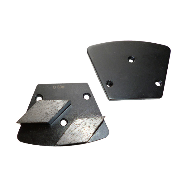 Fan-shaped Diamond Metal Floor Polishing Pads