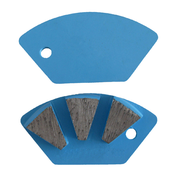 Fan-shaped Diamond Metal Floor Polishing Pads