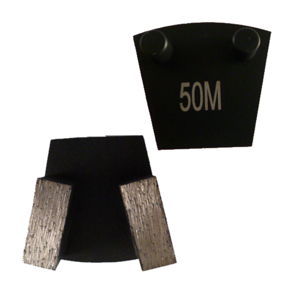 Fan-shaped Diamond Metal Floor Polishing Pads